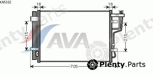  AVA QUALITY COOLING part KA5102 Condenser, air conditioning