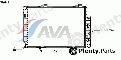  AVA QUALITY COOLING part MS2174 Radiator, engine cooling