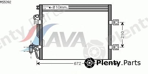  AVA QUALITY COOLING part MS5392 Condenser, air conditioning