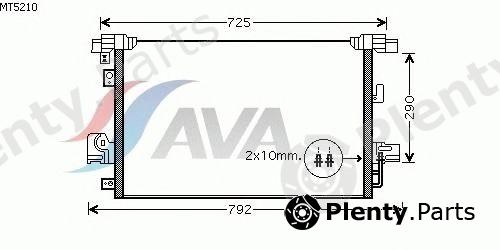  AVA QUALITY COOLING part MT5210 Condenser, air conditioning