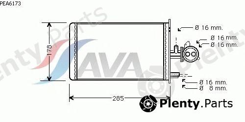  AVA QUALITY COOLING part PEA6173 Heat Exchanger, interior heating
