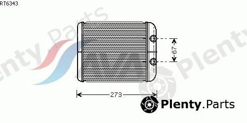  AVA QUALITY COOLING part RT6343 Heat Exchanger, interior heating
