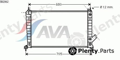  AVA QUALITY COOLING part SB2062 Radiator, engine cooling
