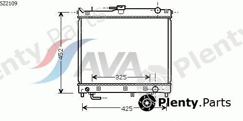  AVA QUALITY COOLING part SZ2109 Radiator, engine cooling