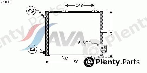  AVA QUALITY COOLING part SZ5088 Condenser, air conditioning