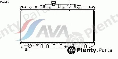  AVA QUALITY COOLING part TO2061 Radiator, engine cooling
