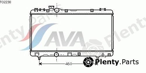  AVA QUALITY COOLING part TO2230 Radiator, engine cooling
