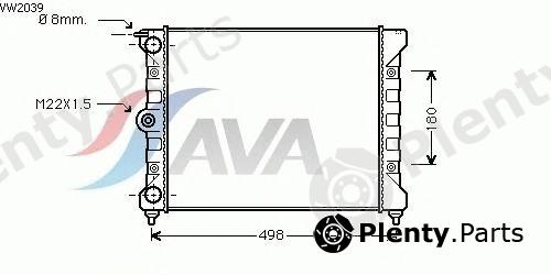 AVA QUALITY COOLING part VW2039 Radiator, engine cooling