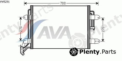  AVA QUALITY COOLING part VW5291 Condenser, air conditioning
