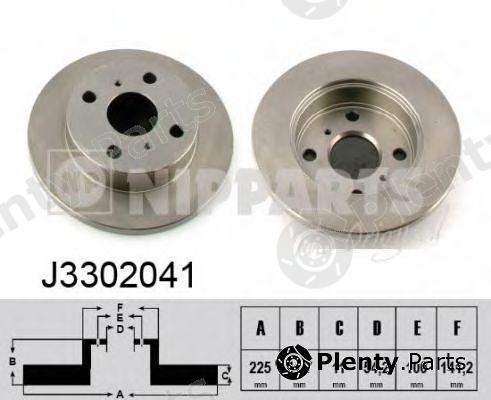  NIPPARTS part J3302041 Brake Disc