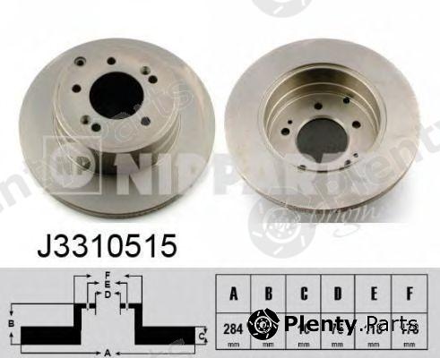  NIPPARTS part J3310515 Brake Disc