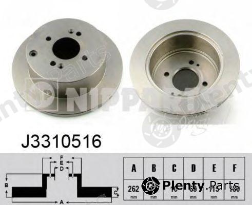  NIPPARTS part J3310516 Brake Disc