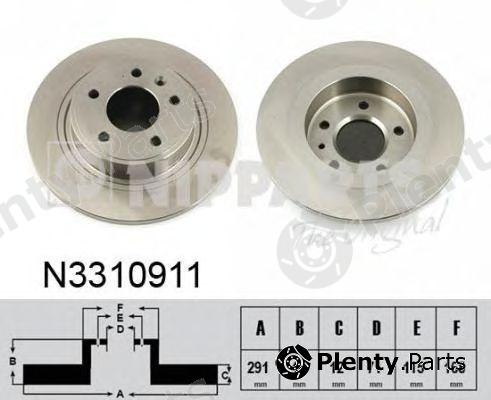  NIPPARTS part N3310911 Brake Disc