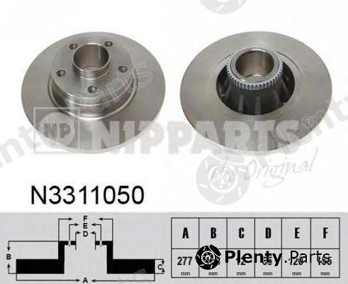  NIPPARTS part N3311050 Brake Disc