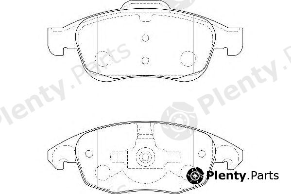  WAGNER part WBP24538A Brake Pad Set, disc brake