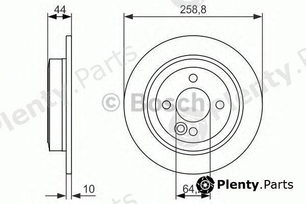  BOSCH part 0986479886 Brake Disc