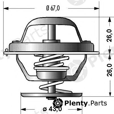  QUINTON HAZELL part QTH138K Thermostat, coolant