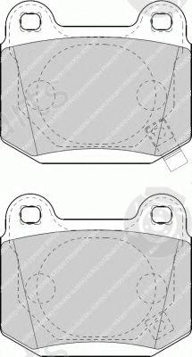  FERODO part FDS1562 Brake Pad Set, disc brake