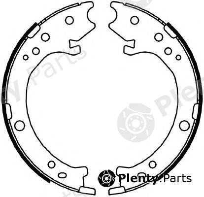  FERODO part FSB4043 Brake Shoe Set, parking brake