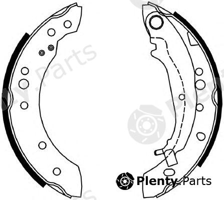  FERODO part FSB4051 Brake Shoe Set