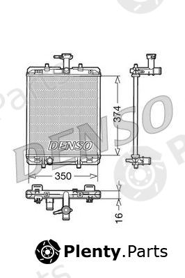  DENSO part DRM21602 Radiator, engine cooling