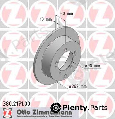  ZIMMERMANN part 380.2171.00 (380217100) Brake Disc