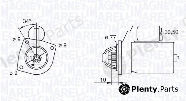  MAGNETI MARELLI part 063113003010 Starter
