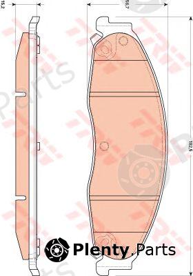  TRW part GDB4601 Brake Pad Set, disc brake