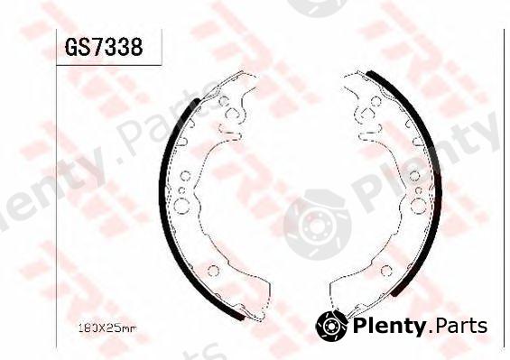  TRW part GS7338 Brake Shoe Set