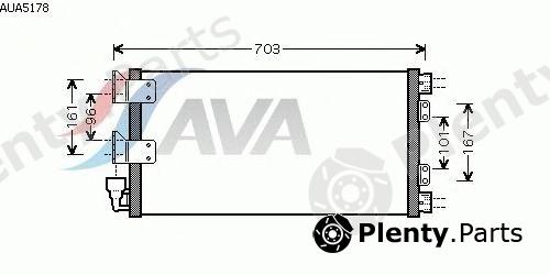  AVA QUALITY COOLING part AUA5178 Condenser, air conditioning
