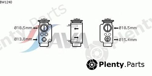  AVA QUALITY COOLING part BW1240 Expansion Valve, air conditioning