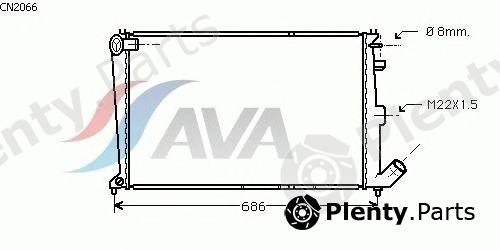  AVA QUALITY COOLING part CN2066 Radiator, engine cooling