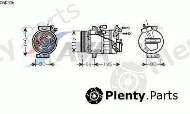  AVA QUALITY COOLING part DNK336 Compressor, air conditioning