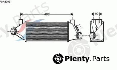  AVA QUALITY COOLING part FDA4385 Intercooler, charger