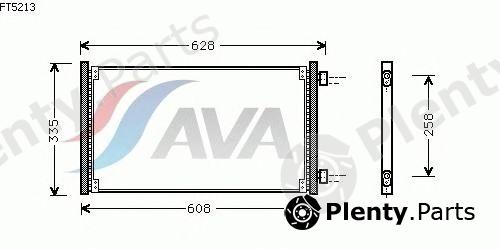  AVA QUALITY COOLING part FT5213 Condenser, air conditioning