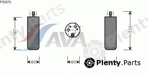 AVA QUALITY COOLING part FTD073 Dryer, air conditioning