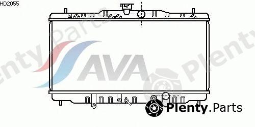  AVA QUALITY COOLING part HD2055 Radiator, engine cooling