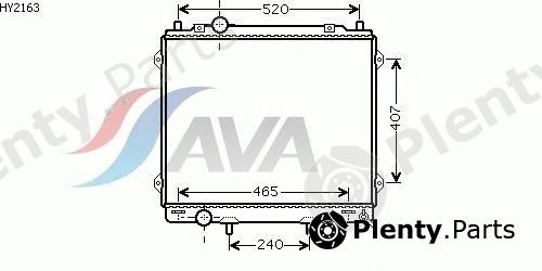  AVA QUALITY COOLING part HY2163 Radiator, engine cooling