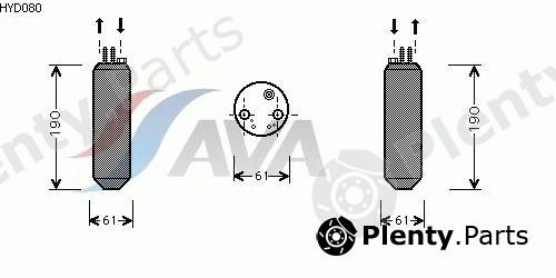  AVA QUALITY COOLING part HYD080 Dryer, air conditioning