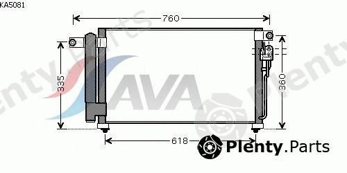  AVA QUALITY COOLING part KA5081 Condenser, air conditioning