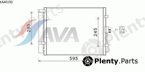  AVA QUALITY COOLING part KAA5150 Condenser, air conditioning