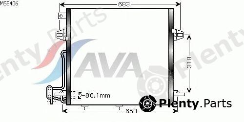  AVA QUALITY COOLING part MS5406 Condenser, air conditioning