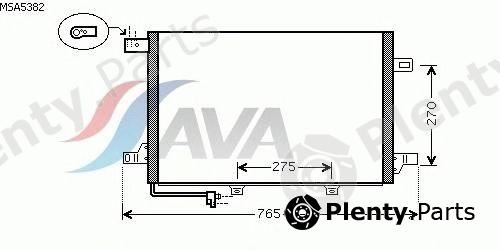  AVA QUALITY COOLING part MSA5382 Condenser, air conditioning