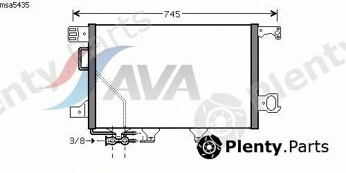  AVA QUALITY COOLING part MSA5435 Condenser, air conditioning