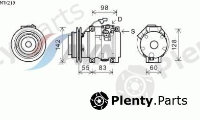  AVA QUALITY COOLING part MTK219 Compressor, air conditioning