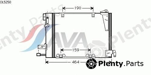  AVA QUALITY COOLING part OL5250 Condenser, air conditioning