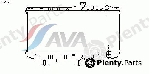 AVA QUALITY COOLING part TO2178 Radiator, engine cooling