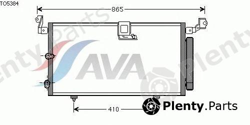  AVA QUALITY COOLING part TO5384 Condenser, air conditioning
