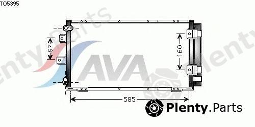  AVA QUALITY COOLING part TO5395 Condenser, air conditioning
