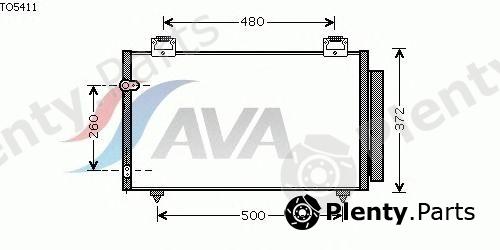  AVA QUALITY COOLING part TO5411 Condenser, air conditioning